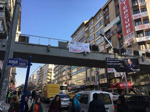 Filistin eylemine gözaltı - Resim : 1