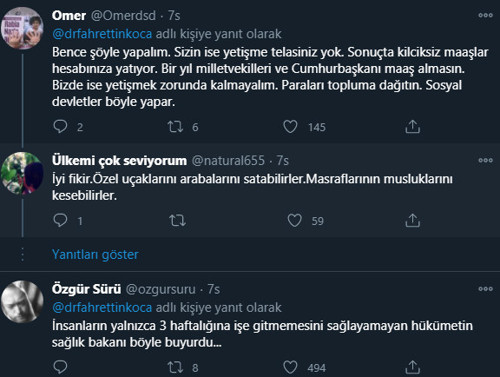 Fahrettin Koca'nın 'kalabalık otobüse binmeyin' paylaşımına tepki: Patrona Bakan'ın selamını söyleyin - Resim : 3
