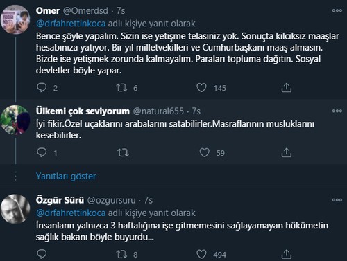 Fahrettin Koca'nın 'kalabalık otobüse binmeyin' paylaşımına tepki: Patrona Bakan'ın selamını söyleyin - Resim : 3