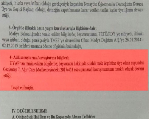 Tutuklu olmadığı halde 'tutuklu' denilerek başvurusu reddedildi - Resim : 1