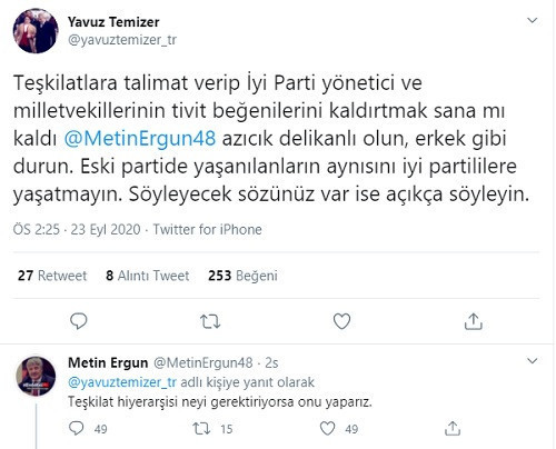 İYİ Parti'de tartışma büyüyor: Eski partide yaşanılanların aynısını iyi partililere yaşatmayın - Resim : 2