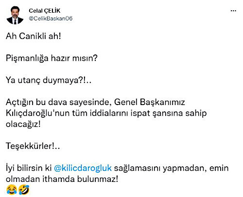 Kılıçdaroğlu'nun avukatından Canikli'ye: Pişmanlığa hazır mısın? - Resim : 1