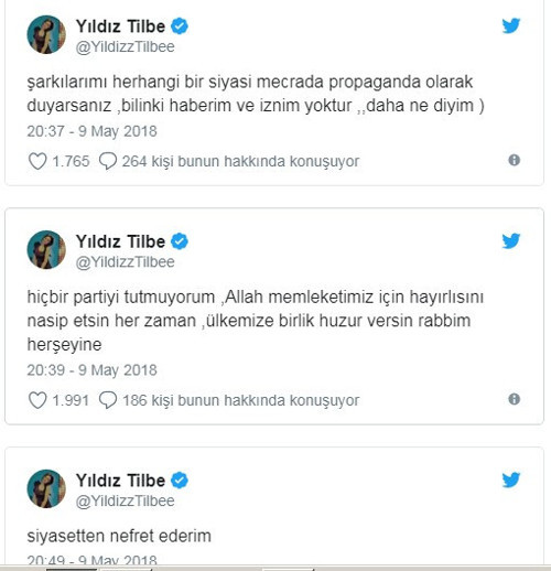 Yıldız Tilbe'den 'muhalefete şarkı verdi' iddiasına yanıt - Resim : 2