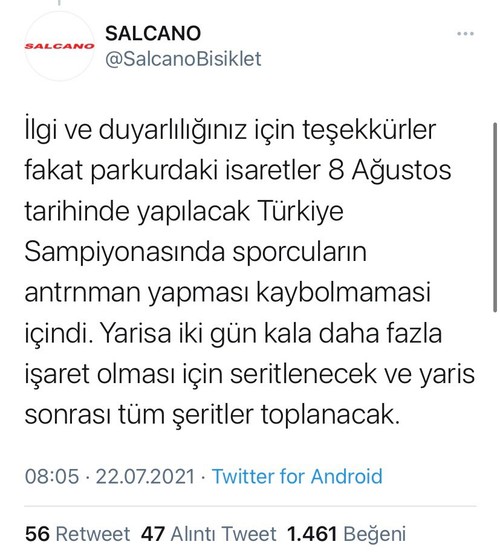 Yürüyüşe çıkan vatandaş, parkur işaretlerini plastik çöp zannederek topladı; bisikletçiler kayboldu - Resim : 2
