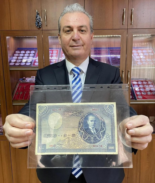 Sadece 7 adet var: 'Türkiye’nin en değerli banknotu’ satışa çıkarıldı - Resim : 1