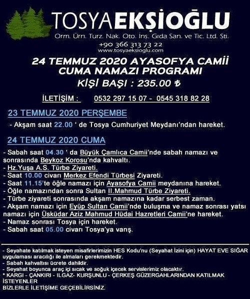 Ayasofya'ya 235 liralık namaz turu - Resim : 1