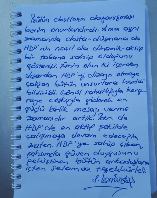 Demirtaş'tan birlik çağrısı - Resim : 1