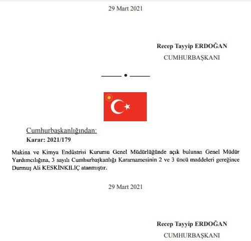 Erdoğan iki önemli kuruma yeni isimler atadı - Resim : 1