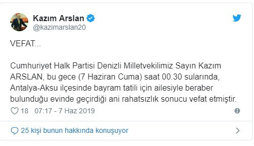 CHP milletvekili hayatını kaybetti - Resim : 1