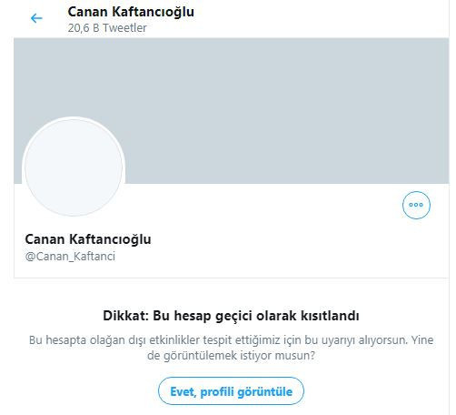 'Ebabiller' saldırdı, Kaftancıoğlu'nun hesabı askıya alındı - Resim : 1