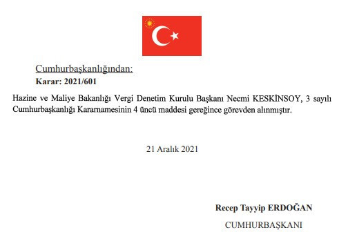 Erdoğan'dan Hazine Bakanlığı'na bir müdahale daha: Bakan Nebati'nin yardımcısı belli oldu - Resim : 2