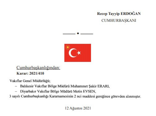 Resmi Gazete'de görevden alma ve atama kararları - Resim : 2