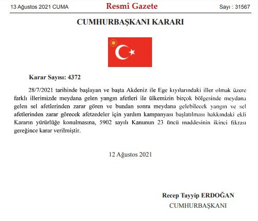 Erdoğan, yangın ve sel için yeni 'yardım' kampanyası başlattı, tepki geldi: Siz ne işe yarıyorsunuz? - Resim : 1