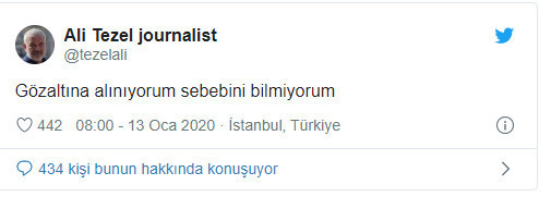 Ali Tezel gözaltına alındı - Resim : 1