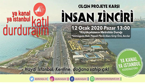 Kanal yerine İstanbul’u isteyenler insan zincirinde buluşacak - Resim : 1