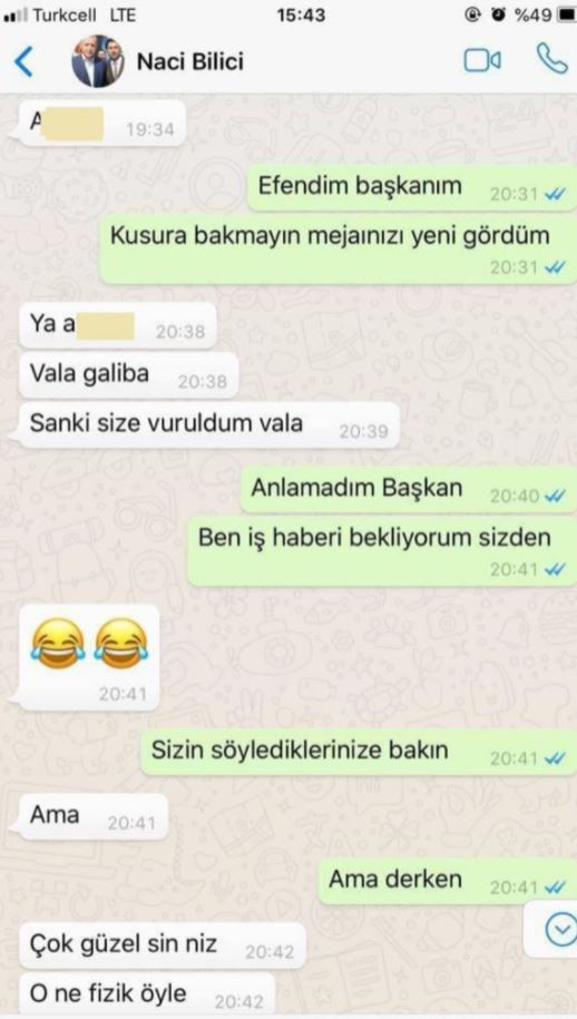TÜGVA belgelerinden iş arayan kadına taciz çıktı - Resim : 1