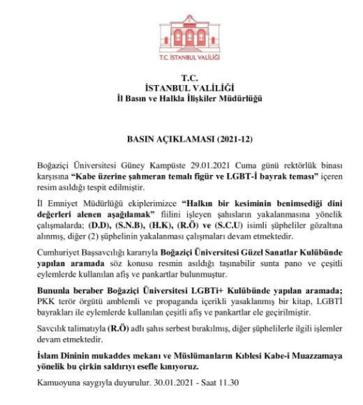 Valiliğe 'flama' tepkisi: Ortada olan ve gururla taşınan bir şeyi ele geçiremezsiniz - Resim : 8