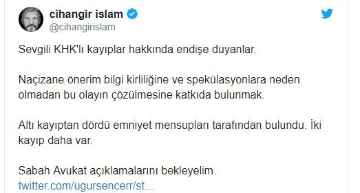 6 aydır kayıp olan 4 KHK'li bulundu - Resim : 2