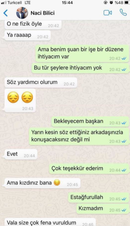 TÜGVA belgelerinden iş arayan kadına taciz çıktı - Resim : 2