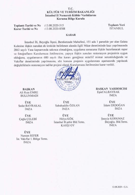 İBB, Galata Kulesi'nde yıkım için proje izni olmadığını belgeledi - Resim : 5