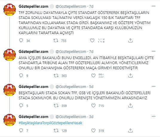 Göztepe yönetimi, maça gitmeyebilir: 'Beşiktaşlıları stada sokan TFF, Göztepelileri sokmuyor' - Resim : 1