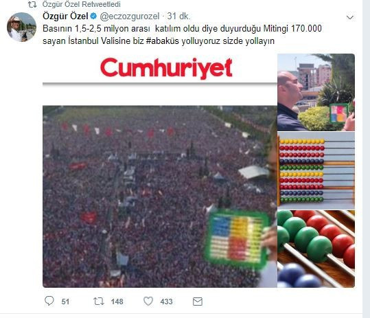 CHP İstanbul Valisi'ne abaküs gönderecek - Resim : 1