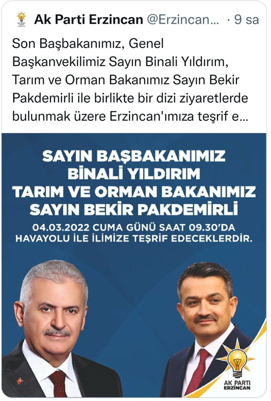 'Görevden affını istediğinden haberi yok': Pakdemirli bugüne program koymuş - Resim : 1
