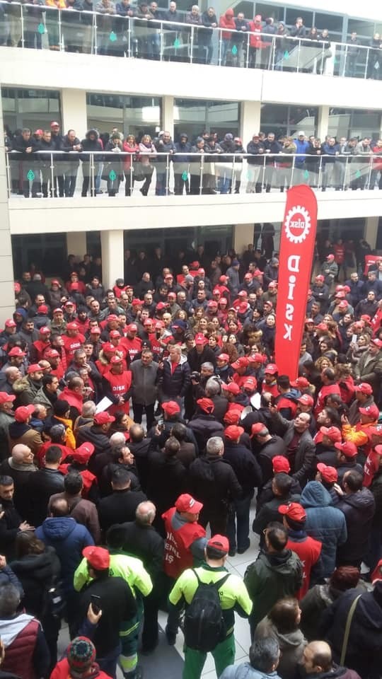 Çankaya Belediyesi işçileri haklarını istedi - Resim : 1