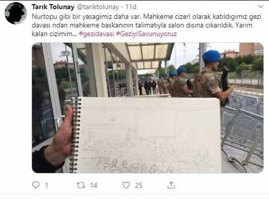 Gezi Davası’nda ilginç yasak - Resim : 1