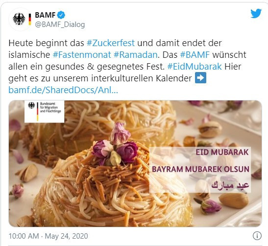 Almanya Dışişleri Bakanı Ramazan Bayramını kutladı - Resim : 1