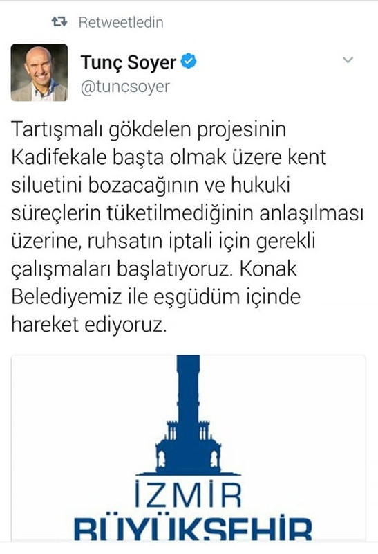 Gökdelen hançeri tam İzmir’in kalbine saplanıyordu ki… - Resim : 1