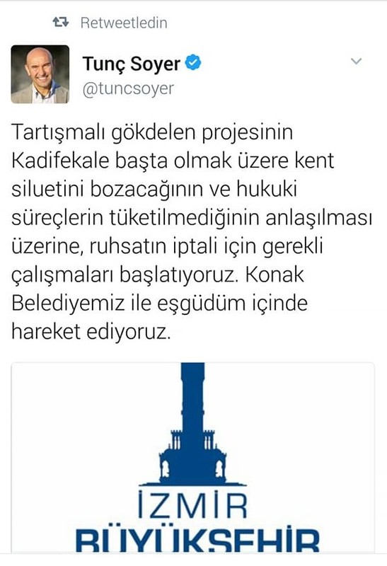 Gökdelen hançeri tam İzmir’in kalbine saplanıyordu ki… - Resim : 1