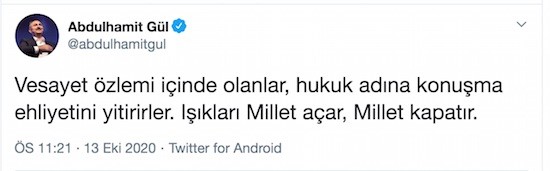 Adalet Bakanı Gül'den 'ışıklar yanıyor' tepkisi - Resim : 1