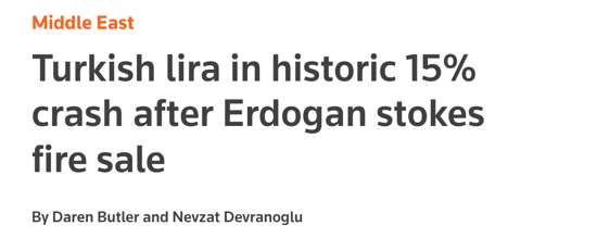 'Kara Salı' ile ilgili dünya medyası hemfikir: Buna Erdoğan'ın sözleri ve politikaları sebep oldu - Resim : 1