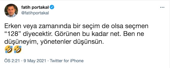 Fatih Portakal: 20 yıllık Erdoğan büyüsü bozuldu, seçmen '128' diyecek - Resim : 2