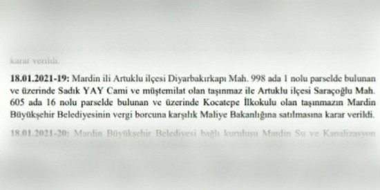 Mardin kayyımı cami sattı - Resim : 1