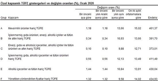 Yılın ilk enflasyon rakamı açıklandı - Resim : 6