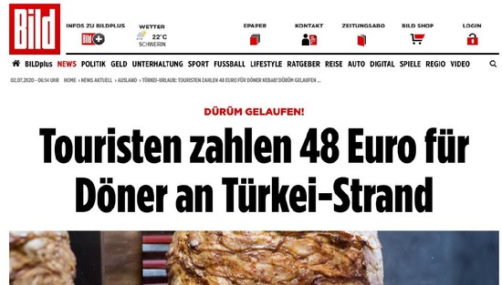 48 euroluk döner Avrupa'yı da şaşırttı: Bizde 4,5 euro - Resim : 1