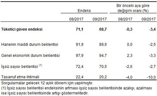 Tüketici güven endeksinde düşüş sürüyor - Resim : 2
