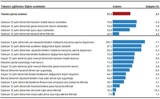 Tüketici güven endeksi şubat ayında geriledi - Resim : 3