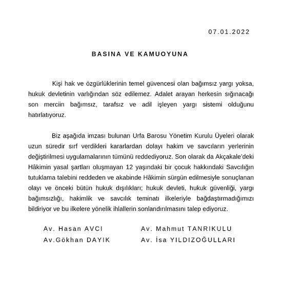 12 yaşındaki çocuğun tutuklanmasını isteyen savcıyı HSK’ye bildiren hâkim sürgün edildi - Resim : 1