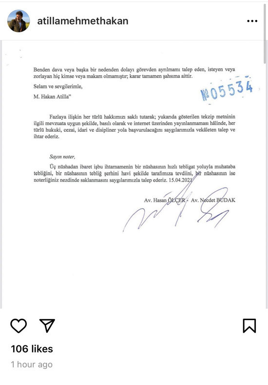 Hakan Atilla'dan Sabah Gazetesi'ne cevap: Dava sırasında dokunulmazlık talep ettim - Resim : 3
