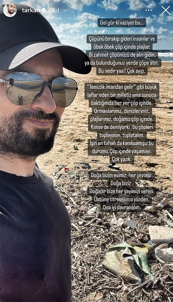 Tarkan'dan Kilyos paylaşımı: Bir zahmet çöpünüzü de alın gidin - Resim : 2