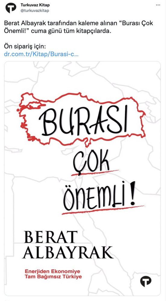 Erdoğan'dan sonra Berat Albayrak da kitap yazdı: Burası çok önemli - Resim : 1