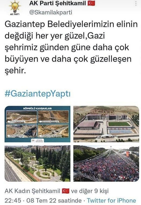 AKP, tanıtım paylaşımında DEVA Partisi’nin miting fotoğrafını kullandı - Resim : 1
