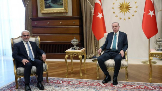 Erdoğan, HÜDA PAR Genel Başkanı Yapıcıoğlu ile görüştü