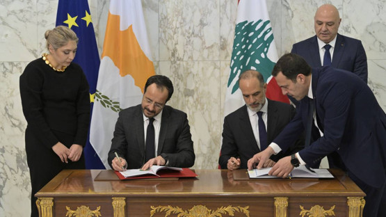 Lübnan ile Güney Kıbrıs arasında deniz yetki alanı anlaşması imzalandı