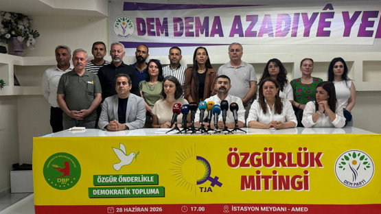 Diyarbakır’da 'Öcalan’a özgürlük' mitinginin programı açıklandı