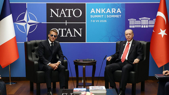 Erdoğan, NATO Zirvesi kapsamında Macron ile görüştü