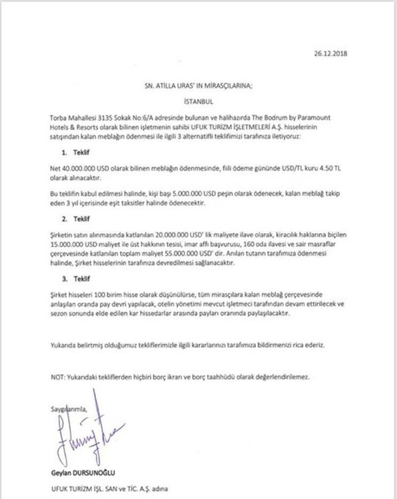 Paramount Hotel’in satış belgelerine ulaşıldı - Resim : 5